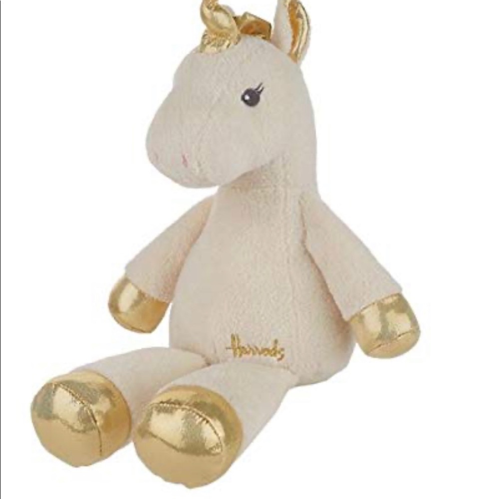 Harrods of London England Golden Unicorn 🦄✨🌟💫